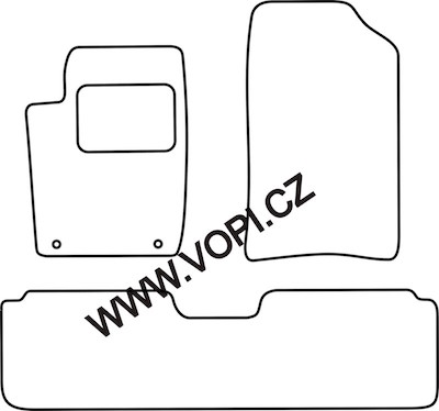 Autokoberce Citroen Xsara Picasso 2006 - 2009 Perfectfit (843)